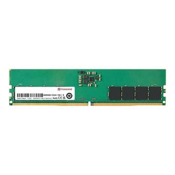 Transcend JM4800ALE-16G Minnenmodul för PC DDR5 16 GB 1 x 16 GB ECC 4800 MHz DIMM 288 stift CL40 JM4800ALE-16G