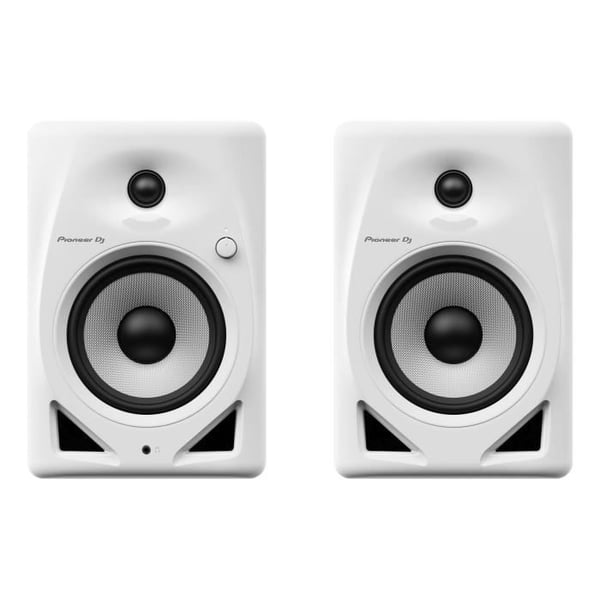 Par Pioneer DJ DM-50D-W monitorhøjttalere - Basrefleks - 2x25W - DJ eller produktionstilstand - Hvid