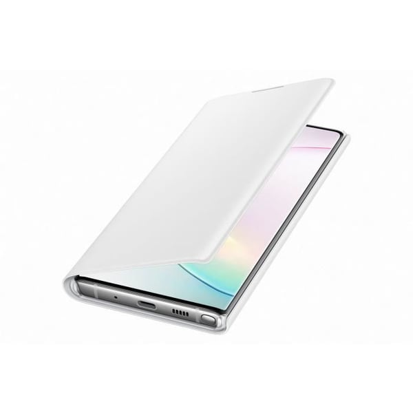 Folio - SAMSUNG - Galaxy Note10 - LED View Cover - Hvid - Tilpassede LED-ikoner