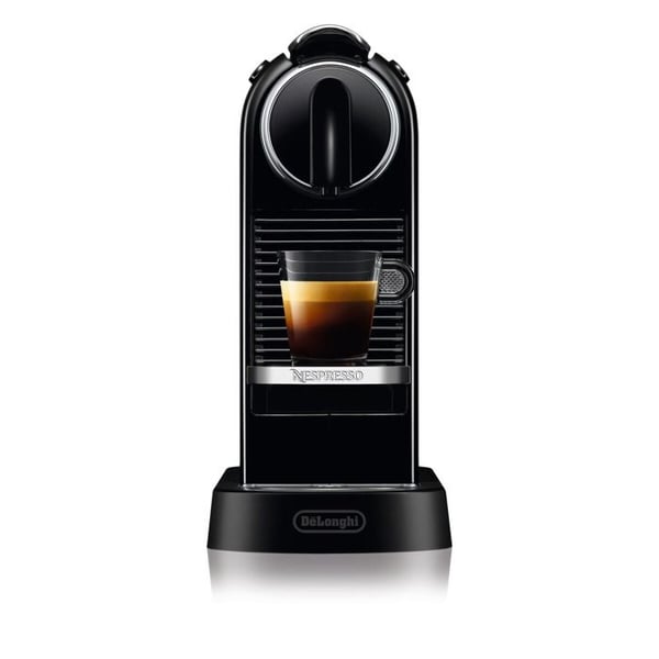 Kahviautomaatti - De'Longhi - Nespresso CitiZ EN 167.B - 19 bar - Musta - Yhteensopivat kapselit
