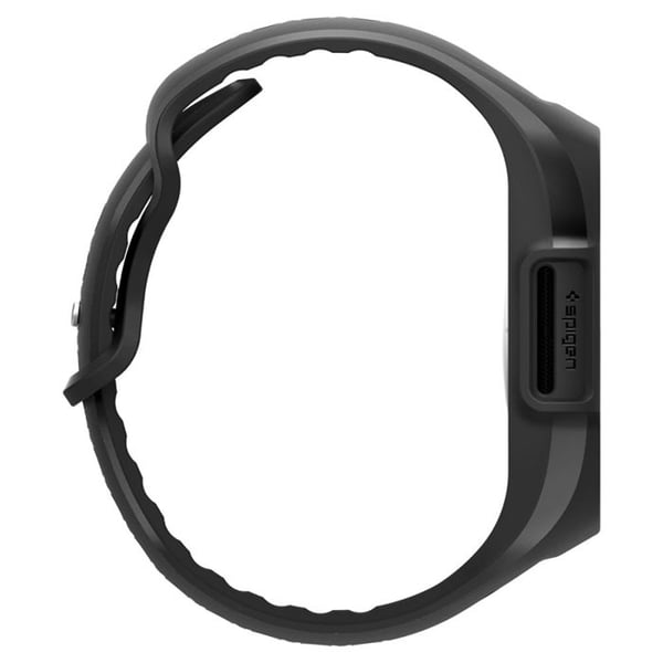 Integreret armbånd - SPIGEN - Liquid Air Pro - Apple Watch 10 46 mm - Mat sort - 360° beskyttelse