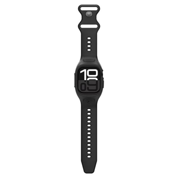 Integreret armbånd - SPIGEN - Liquid Air Pro - Apple Watch 10 46 mm - Mat sort - 360° beskyttelse