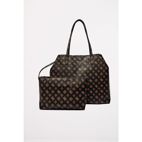 Sac cabas 2 i 1 i PU-läder Eco Victtoria - Guess jeans.