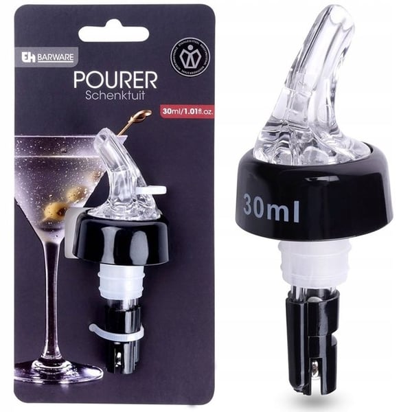 Flaskdispenser - POVERING - 30 ml - Precisionsdosering - Ideal för cocktails - Spritdrycker