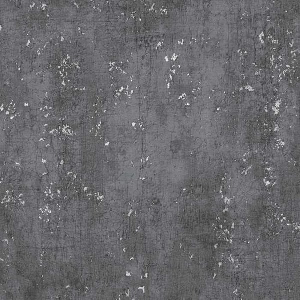 A.S. Creation Titanium 3 378404 Non-woven tapet imiterande betong 0,53 m x 10,05 m Svart