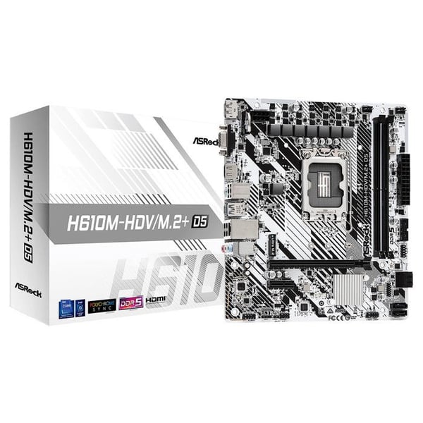ASROCK Moderkort H610M-HDV/M.
