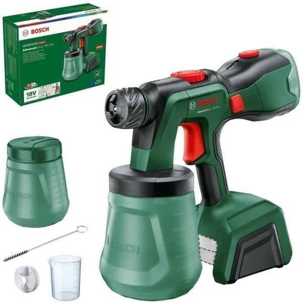 trådlös färgspruta 18V BOSCH AdvancedSpray Gun 18V-500 utan batteri eller laddare - 0603208200