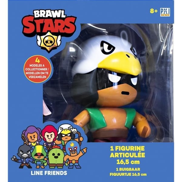 Brawl Stars® - 1 actionfigur 16,5 cm - Lot #4 - Samlarfigurer - TV-spel - Lansay