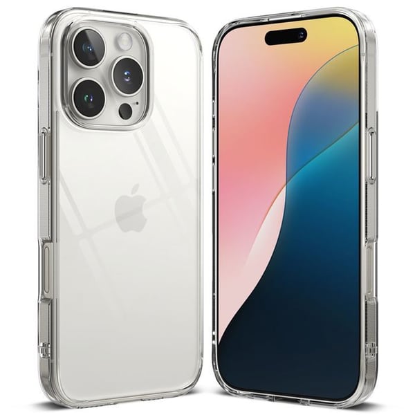 Skyddsfodral - RINGKE - Fusion - iPhone 16 Pro Max - Transparent - Polykarbonat och TPU