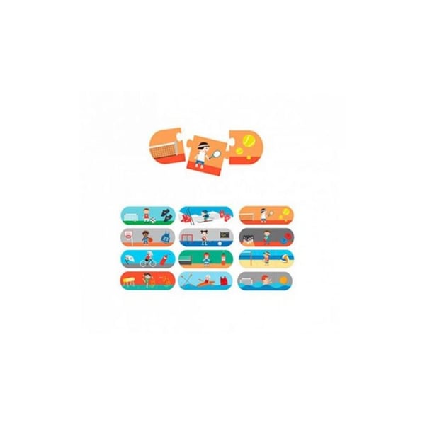 Puzzle Trio Sports och deras tillbehör 36 bitar