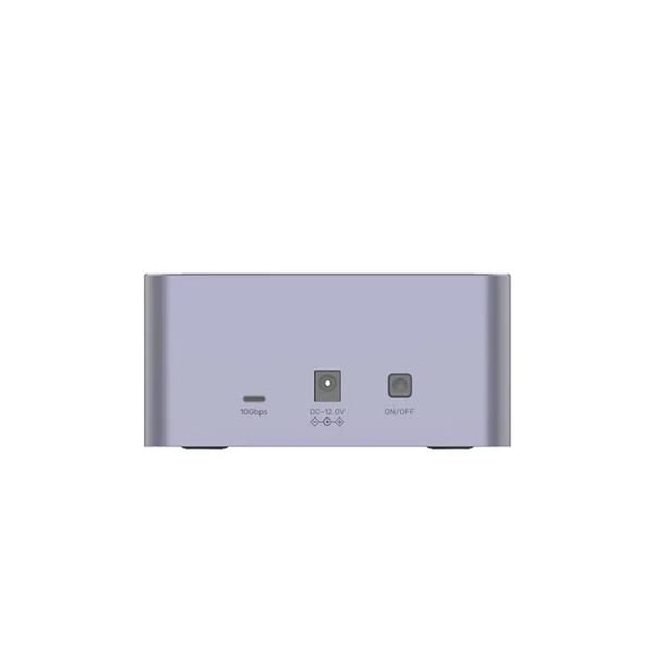 UNITEK Station dubbel för 2.5" / 3.5" SATA hårddiskar med klonfunktion - USB-C 3.1 Gen 2 10Gbps