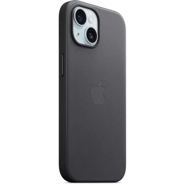 Mobiltelefonfodral och etui för Apple, fodral i fin väv med MagSafe för iPhone 15 - Svart