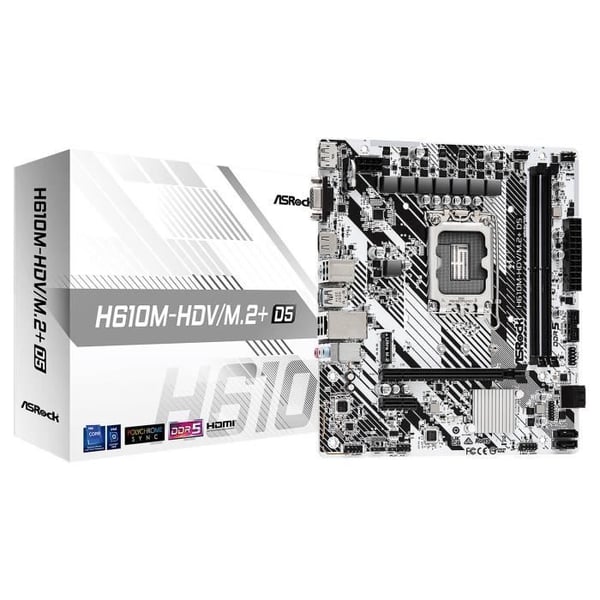 ASROCK Moderkort H610M-HDV/M.