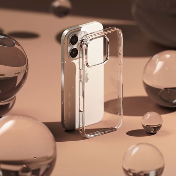 Skyddsfodral - RINGKE - Fusion - iPhone 16 Pro Max - Transparent - Polykarbonat och TPU