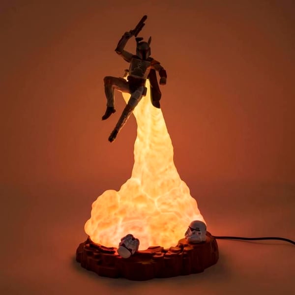 Lampe - Star Wars - Boba Fett - 31 cm - Batteri - Indendørs