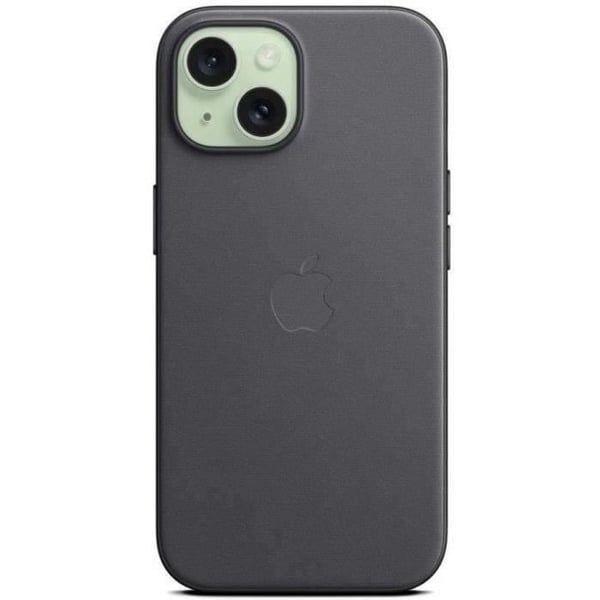 Mobiltelefonfodral och etui för Apple, fodral i fin väv med MagSafe för iPhone 15 - Svart