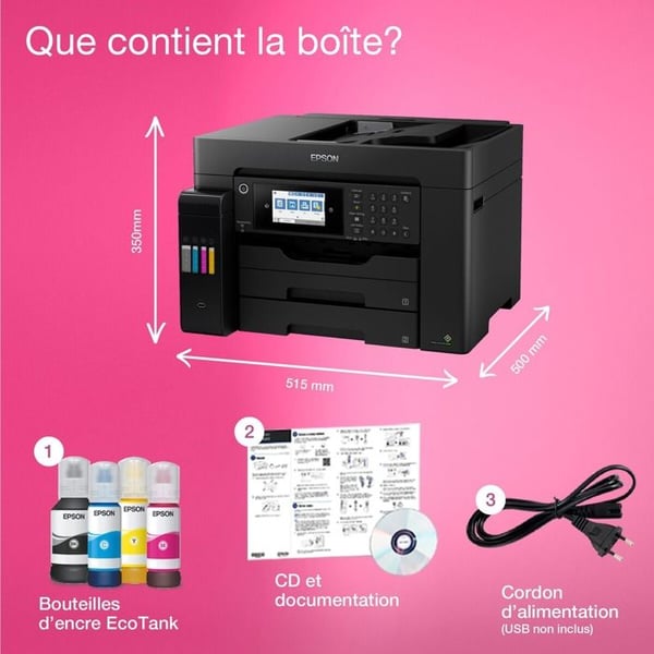 Epson EcoTank ET-16605 Multifunktionsskrivare Svart