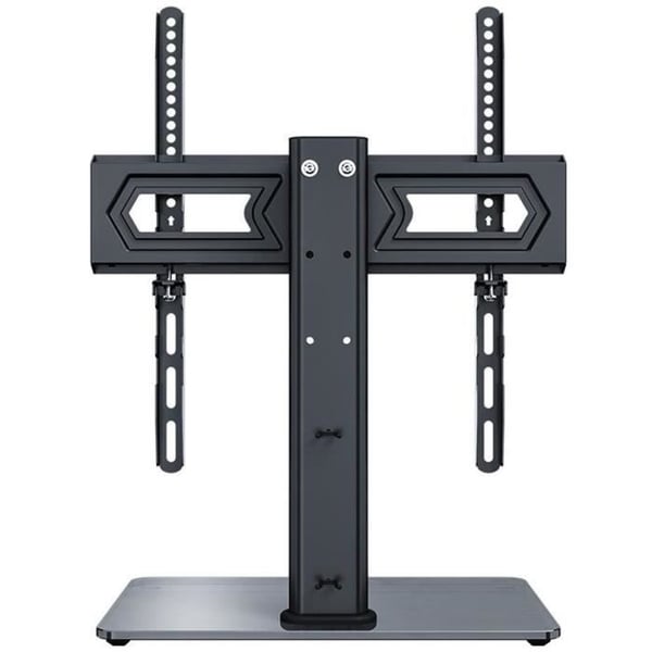 Support TV fod central - Stell - SHO 4800 - Skærme 32 til 55 tommer - Kapacitet 40 kg - Tilt +/-25° - Stål / glas