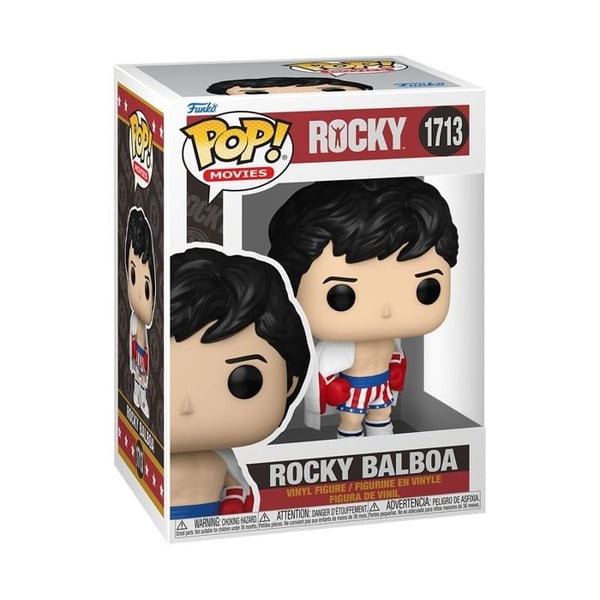 Figurine - Funko - POP Movies Rocky - Rocky Balboa n°1713 - Vinyl - 9 cm - Flerfärgad
