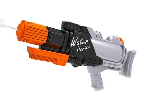 Vattenpistol 1850 ml - Modell Oscar Svart / Silver