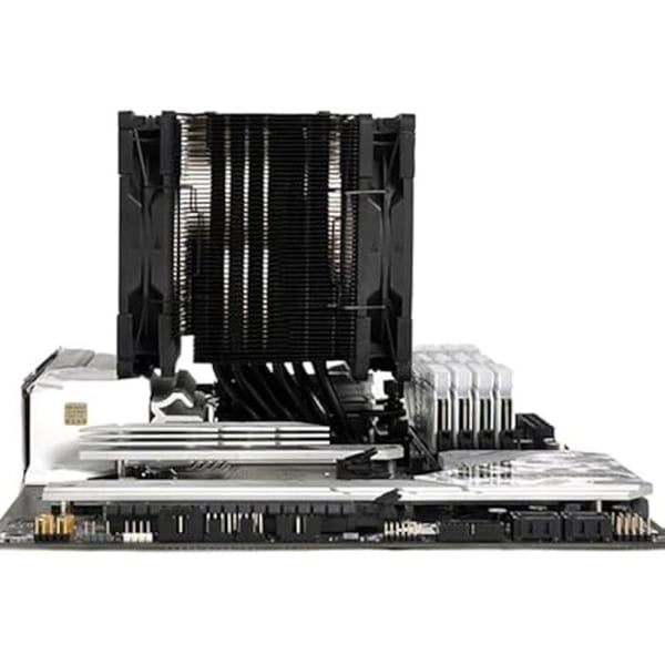 Kylare - Scythe Mugen 6 Dual Fan Black Edition - Svart - Aluminium och koppar - Tyst