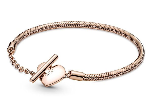 Armband - Dam - 589285C00-19 - Roséguld - 19 cm - Styv torq