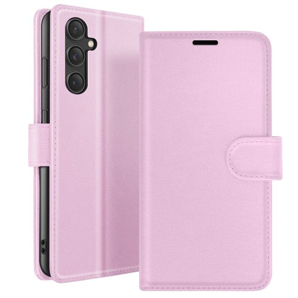 Fodral Plånbok för Galaxy S23 FE med Stödfunktion och Magnetflik Zanaé Rosa