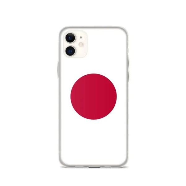 Telefonfodral - PIXELFORMA - Japans flagga - Kompatibel med iPhone 11 - Mjuk - Slitstark och stötabsorberande