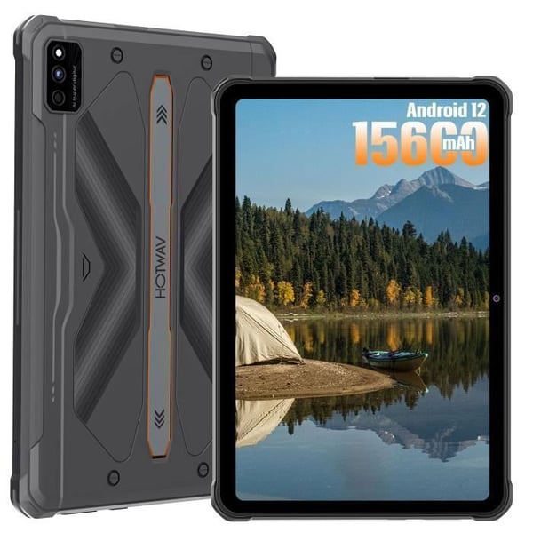 Utomhustablett - HOTWAV - R6 Pro - 10,1" - 15600mAh - Android 12 - IP68/IP69K