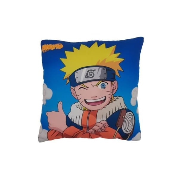 Dekorativ Kudde Barn - 1001 Förtrollade Nätter - Naruto - 40 x 40 cm - Svart - Avtagbart överdrag- USED
