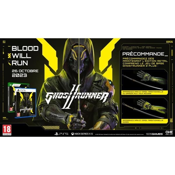 Ghostrunner 2-spel - Xbox Series X - Action - Boxed - oktober 2021