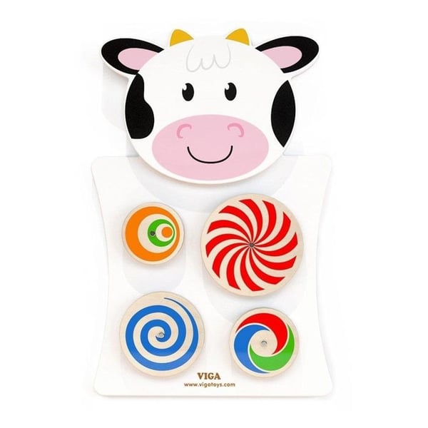 Väggleksak - Viga Toys - Väggaktivitetspanel Ko - Trä - 12 månader - Inomhus