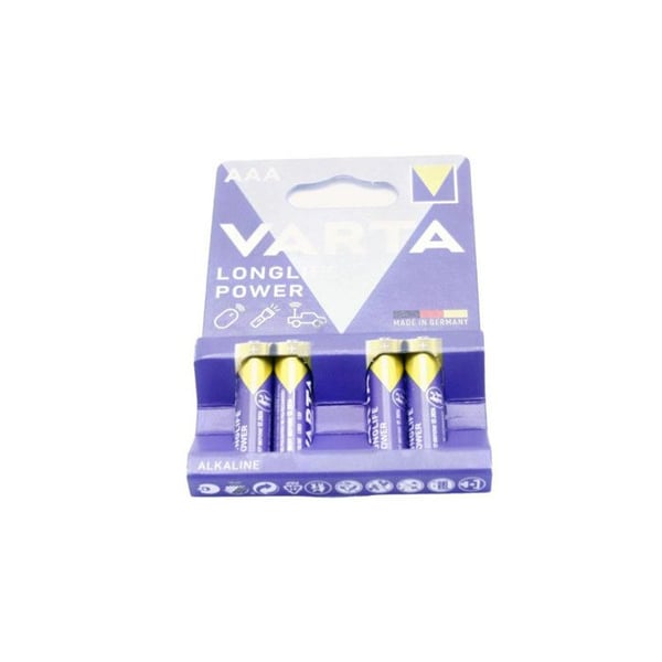 SOS Accessoire Set av 4 alkaliska AAA LR03-batterier för tillbehör och underhåll VARTA 4903121414