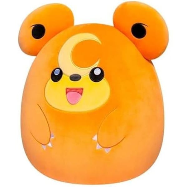 Gosedjur - POKÉMON - Teddiursa - 25 cm - Orange - Mjuk textur