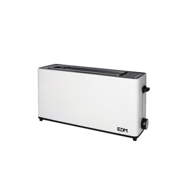Brödrost - edm - 900w - lång plats - vit