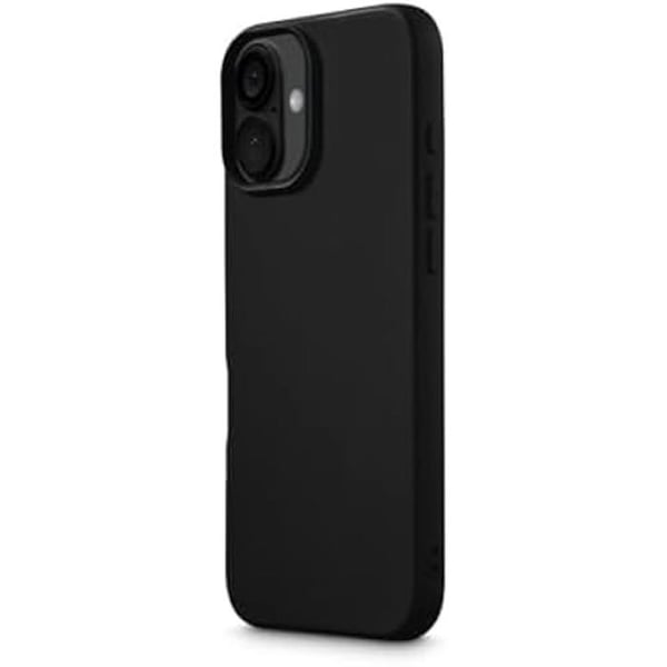 Coque - HAMA - iPhone 16 - Dammskydd - Soft Touch - Kompatibel med trådlös laddning - Svart