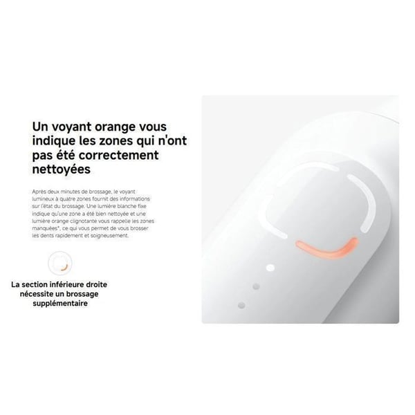 XIAOMI Elektrisk Tandborste Blå - Elektrisk tandborste - 180 dagars batteritid - 3 lägen - Smart påminnelser - IPX8