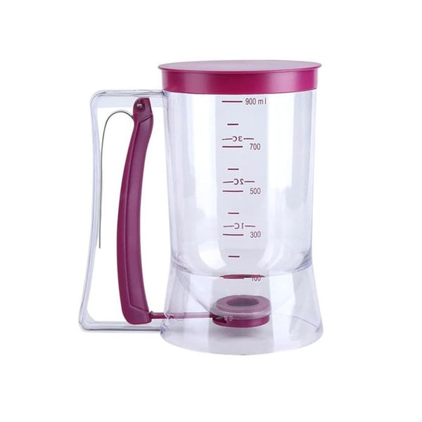 Degivare för deg - GOD APPETIT - 900 mL - Spillfri - Ergonomisk - Transparent