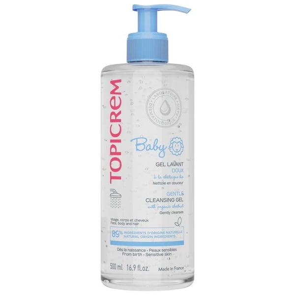 Topicrem Baby Gel Lavant Doux med Ekologisk Kastanj 500 ml
