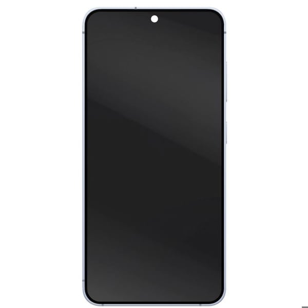 Fullständig OLED-skärm för utbyte till Galaxy S24 med svart/blå chassi