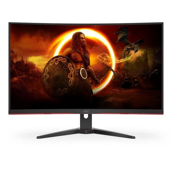 PC Gamer-skärm - AOC - C32G2ZE/BK - 31,5" VA Curved FHD 0,5ms 240Hz HDMI DisplayPort Pivot Freesync