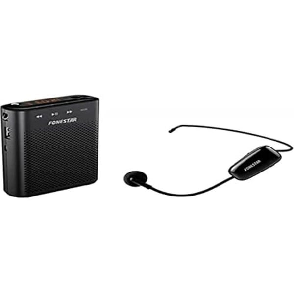 Bärbar förstärkarhögtalare med trådlös mikrofon (hög effekt 30 W Max) USB/Microsd/MP3 High Voice-W30. Framförallt