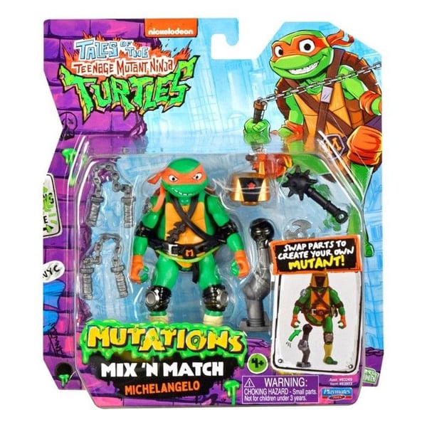 Playmates - Teenage Mutant Ninja Turtles: Legender om Ninja Sköldpaddor - Figur Mix 'n Match Michelangelo 12 cm