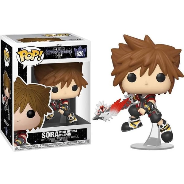 Figurine - Funko - Sora Ultimata Vapen - 10cm - Kingdom Hearts - Pop ! Samling