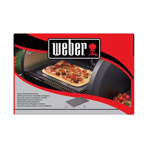 Förglasad rektangulär pizzasten