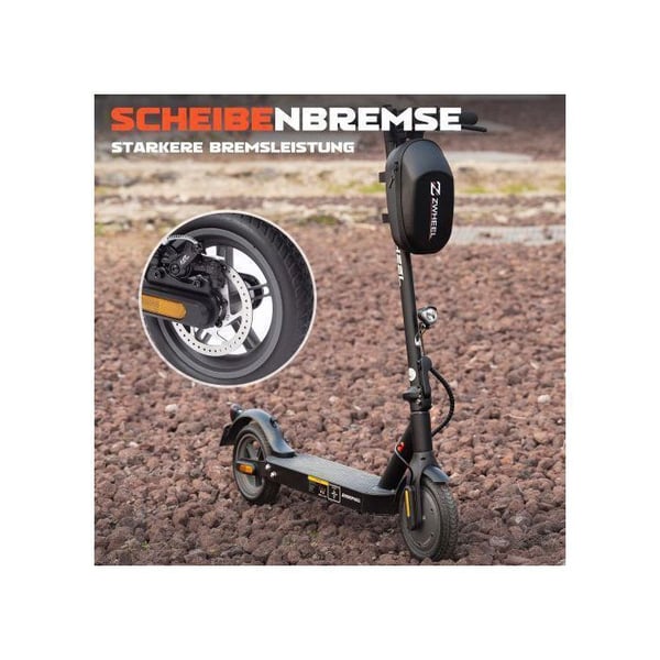 El-scooter til børn - Leawin - Motor 350w - Rækkevidde 30KM - Max 20KM/H - sort