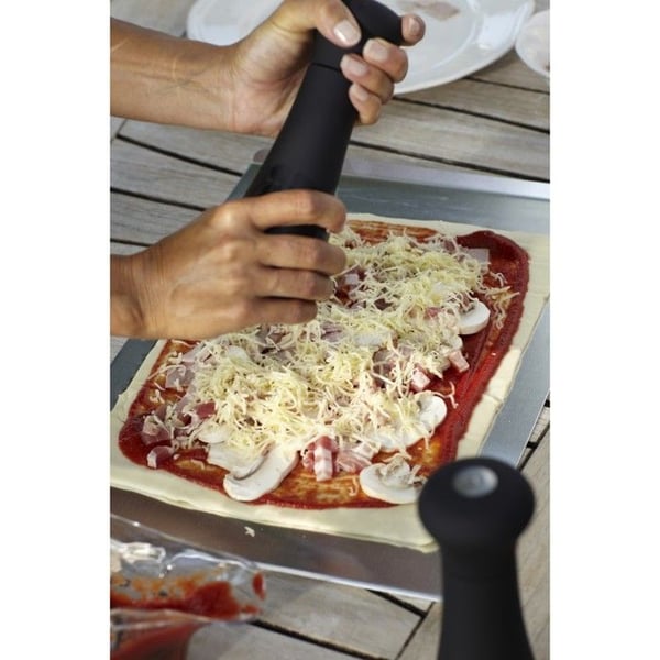 Förglasad rektangulär pizzasten
