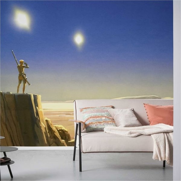 Tapeter foton - KOMAR - Star Wars Rymdhamn Mos Eisley - Non-woven - 250 x 500 cm - Att klistra