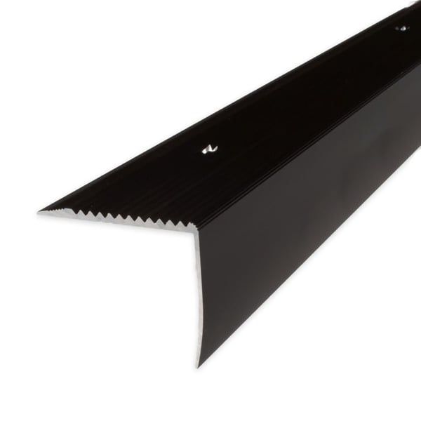 PROVISTON Stegkant 42 x 50 x 1000 mm Stegkant Trapphörn Hörnkombination Anodiserad aluminium mörkbrons Perc...