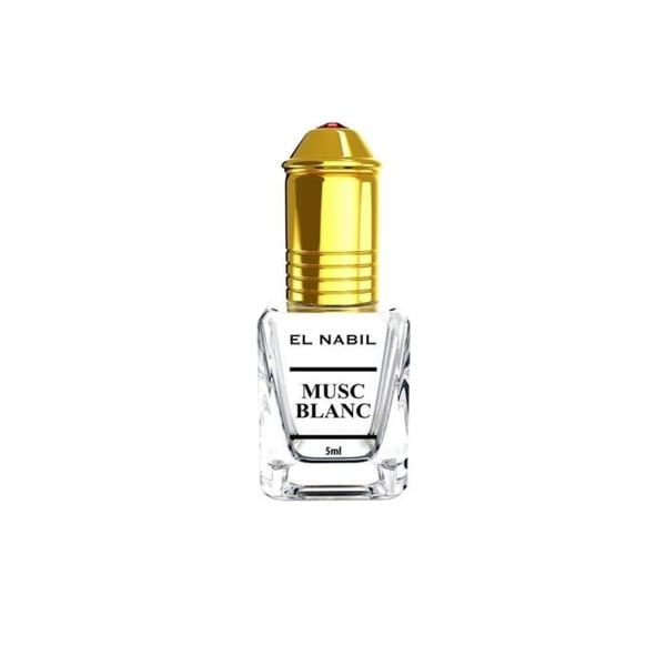 el Nabil Musc Blanc Parfym Koncentrat Utan Alkohol 12*5ml 5ml